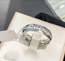 Load image into Gallery viewer, It's A Promise- Stainless Steel-Titanium Band W/ Zircon