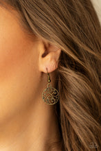 Cargar imagen en el visor de la galería, To Coin A Phrase- Brass Necklace And Earrings
