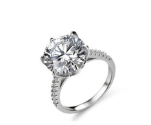 Load image into Gallery viewer, THE TIMELESS- Round Moissanite- Silver
