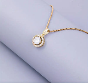 Embraceable-  Zircon/Gold Plated/Stainless Steel