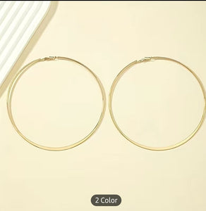 HIP HOP QUEEN- Extra Large Gold Hoops