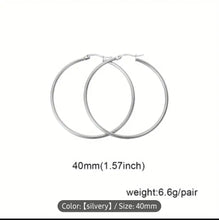 Load image into Gallery viewer, HOOPalicious- Stainless Steel Hoops

