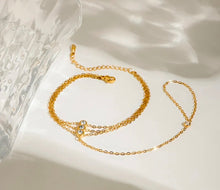 Cargar imagen en el visor de la galería, Ring A Bling Bling- Satinless Steel Ring Bracelet/ Zircon
