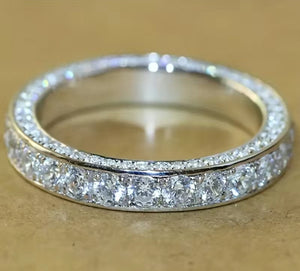 COMPLETE - Unisex Synthetic Round Diamond Band