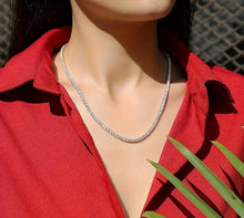 Load image into Gallery viewer, Tennis Anyone? - Moissanite Tennis Necklace
