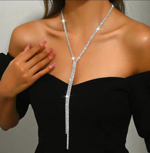 Cargar imagen en el visor de la galería, Y Me- Rhinestone /  Y-Necklace
