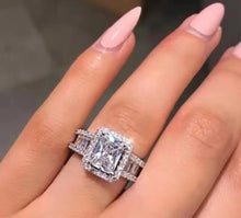 Load image into Gallery viewer, The Alexandria- Zircon/Silver Plated
