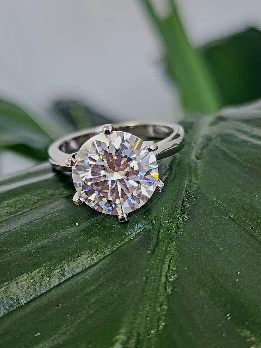 Always And Forever- 5 Carat Moissanite Solitaire