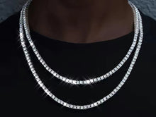 Load image into Gallery viewer, Tennis Anyone? - Moissanite Tennis Necklace
