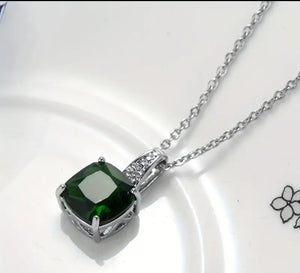 GREEN With Envy- Zircon/Stainless Steel
