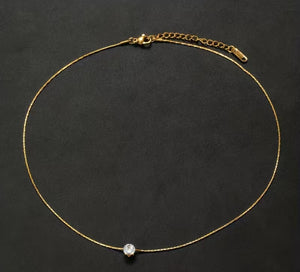 Just Because!- Stainless Steel/Zircon