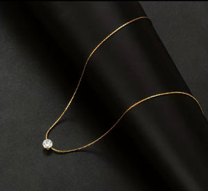 Just Because!- Stainless Steel/Zircon