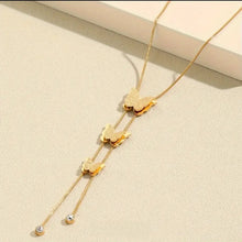 Cargar imagen en el visor de la galería, SATIN ButterFLIES/ Stainless Steel, 18K Gold Plated
