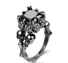 Cargar imagen en el visor de la galería, Skeleton In Your Closet- Onyx/ Rhinestones
