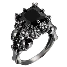 Cargar imagen en el visor de la galería, Skeleton In Your Closet- Onyx/ Rhinestones
