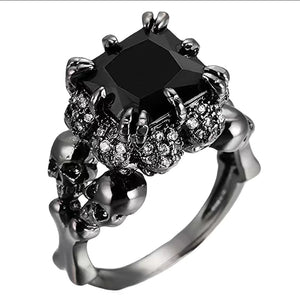 Skeleton In Your Closet- Onyx/ Rhinestones