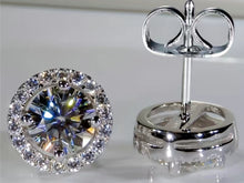 Cargar imagen en el visor de la galería, Stardom- Round Zircon/Crystal Studs
