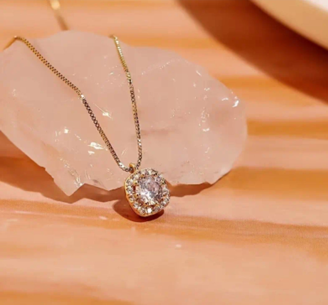 Starry Days-Zircon/Platinum Plated Gold