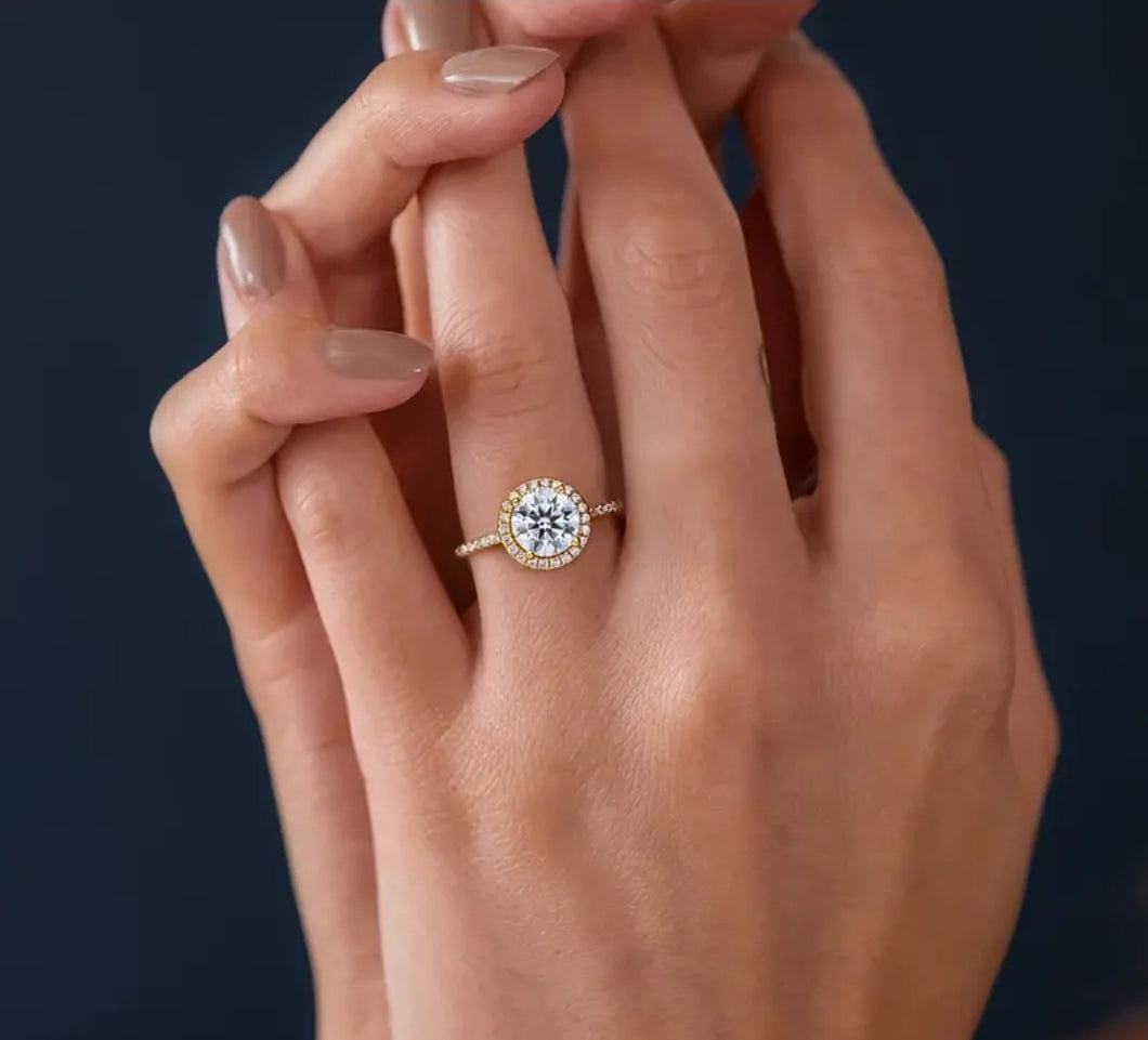 The HALO Effect- Moissanite/S925