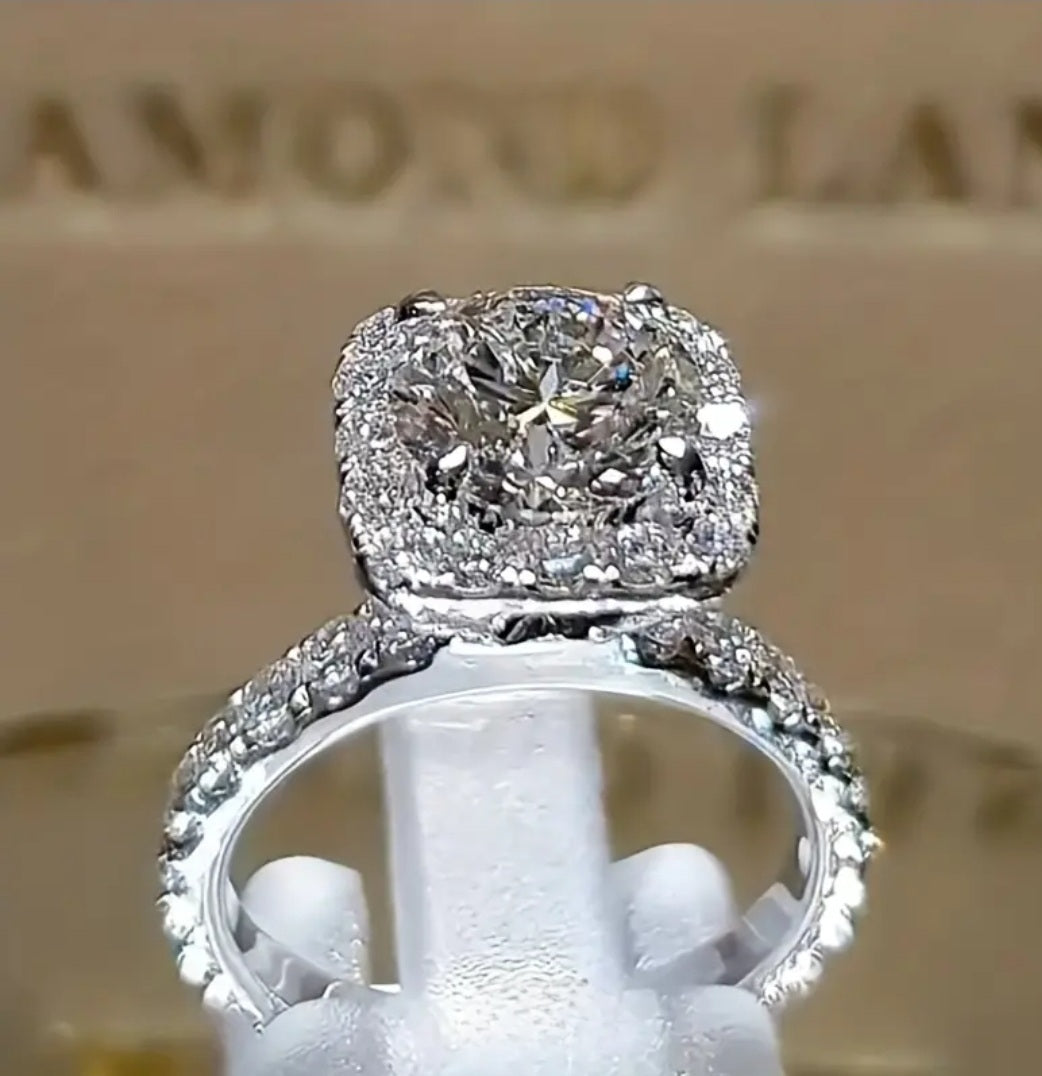 The Madeline- Zircon/Silver Plated