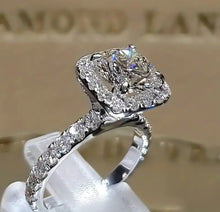 Load image into Gallery viewer, The Natasha- Zircon/Silver Plated
