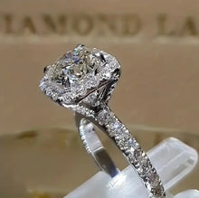 Load image into Gallery viewer, The Natasha- Zircon/Silver Plated
