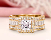 Cargar imagen en el visor de la galería, THE NEVAEH- Zircon, Silver Plated Promise Ring
