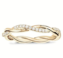 Load image into Gallery viewer, TWIST-her- Zircon/Silver Plated
