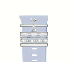 Cargar imagen en el visor de la galería, Watch Me BLING! Silver/Rhinestones
