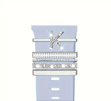 Cargar imagen en el visor de la galería, Watch Me BLING! Silver/Rhinestones
