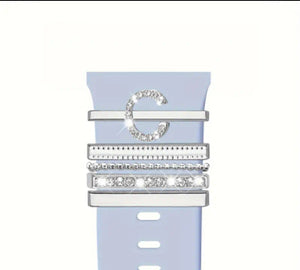 Watch Me BLING! Silver/Rhinestones