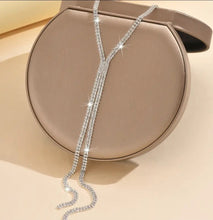Cargar imagen en el visor de la galería, Y Me- Rhinestone /  Y-Necklace
