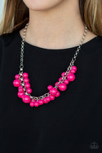 Cargar imagen en el visor de la galería, Walk This BROADWAY- Pink Necklace And Earrings
