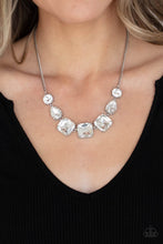 Load image into Gallery viewer, Unfiltered Confidence- Silver/ Bling Necklace And Earrings
