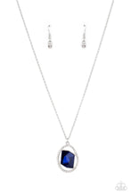Cargar imagen en el visor de la galería, Undiluted Dazzle- Blue Necklace And Earrings

