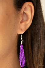 Load image into Gallery viewer, The Great Outback- Purple Necklace And Earrings
