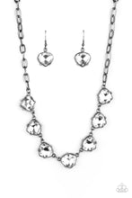 Load image into Gallery viewer, Star Quality Sparkle- Gunmetal (Bling) Necklace And Earrings

