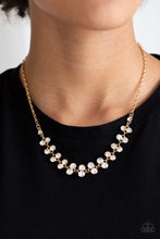 Cargar imagen en el visor de la galería, Super Starstruck- Gold/Bling Necklace And Earring
