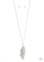 Cargar imagen en el visor de la galería, Take A Final BOUGH- Silver And Bling Necklace And Earrings
