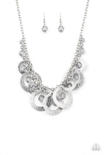 Cargar imagen en el visor de la galería, Turn It Up- Silver Necklace And Earrings
