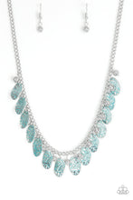 Load image into Gallery viewer, Vintage Gardens- Blue Necklace And Earrings
