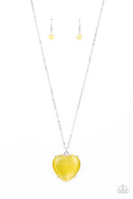 Cargar imagen en el visor de la galería, Warmhearted Glow- Yellow Necklace And Earrings
