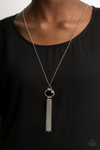 Cargar imagen en el visor de la galería, What GLOWS Up- Gunmetal/Silver Necklace And Earrings
